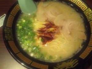 一蘭のラーメン